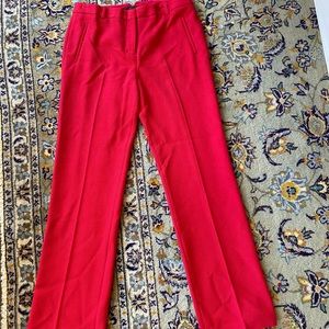BCBGMAXAZRIA Red pants (with matching red blazer jacket)